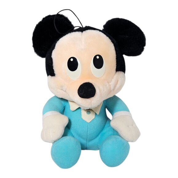 Vintage Disney Babies Mickey Mouse Plush 7" Playskool Stuffed Animal Toy - Picture 1 of 7